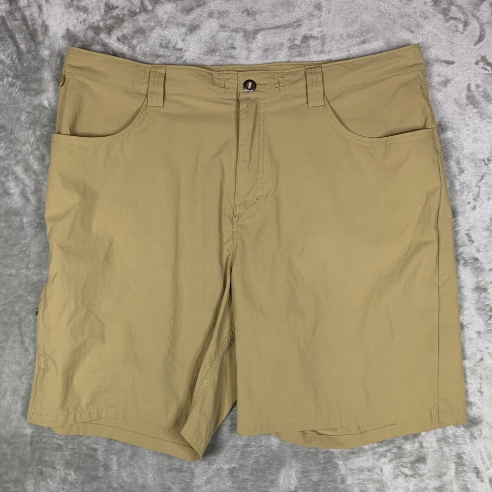 Patagonia Quandary Shorts 8" Inseam Men 38 Tan Spring 2025 Hiking Gorpcore 57813